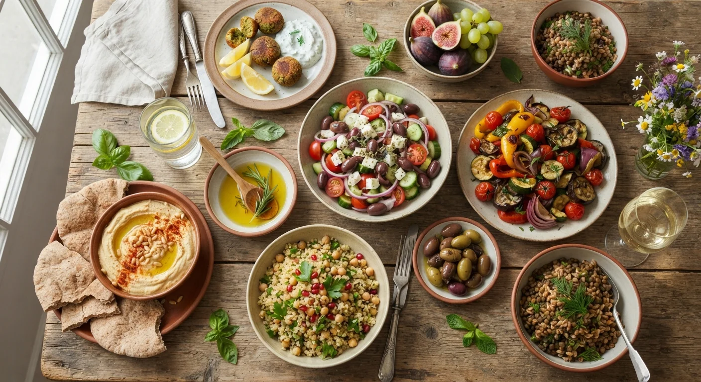 What the Mediterranean Diet Really Looks Like on a Plate
