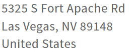 Contact address